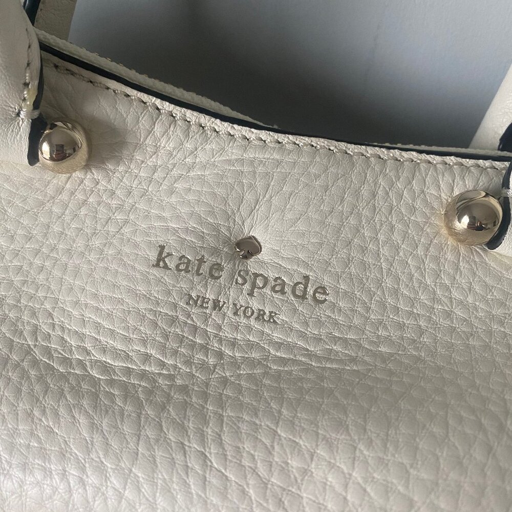 Kate Spade Vintage White Leather Handbag Limited Edition Original Kate Spade bag - Picture 4 of 10